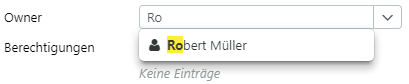 Owner Quick-Search
